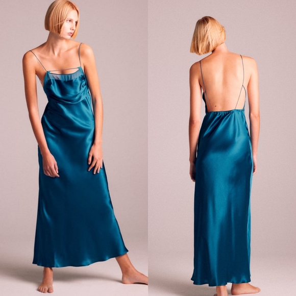 Zara | Dresses | Zara Pleated Silk Dress | Poshmark